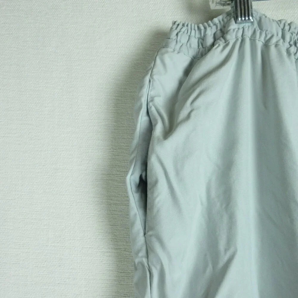 Rafaella Silk Drawstring Ankle Pants Size 2X Powder Blue